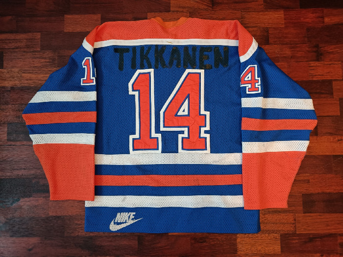 Maillot De Hockey Sur Glace Milano Devils - Dmitri Tsygourov - Saison 1995-1996 - Porté En Match